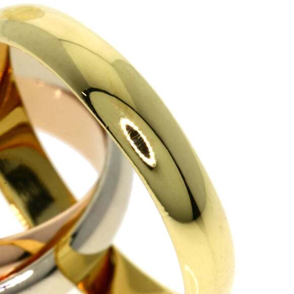 CARTIER 18k Pink Trinity Ring #49 - Picture 6 of 8